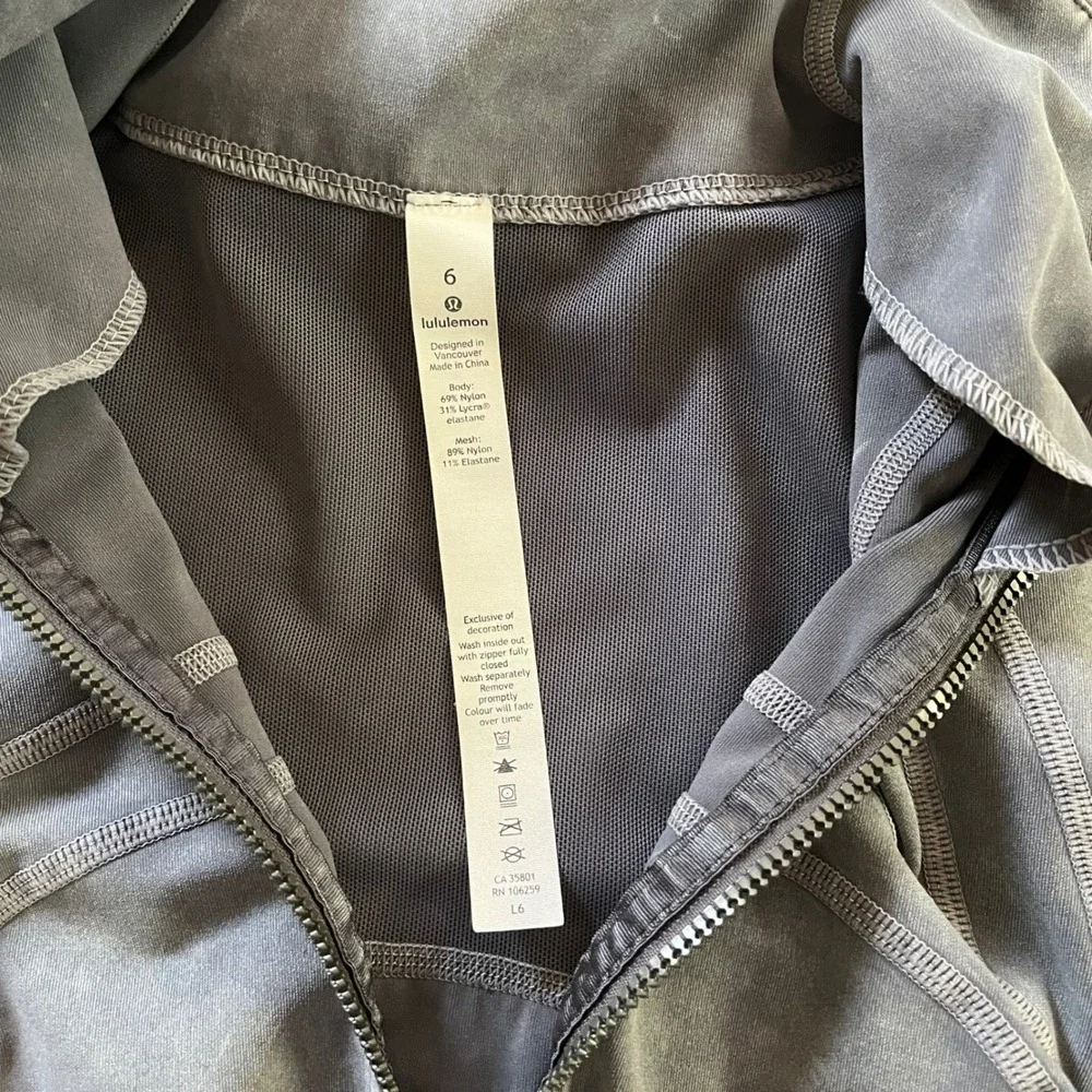 Lululemon Define Jacket 4 Ice Wash Dark‎ Gray